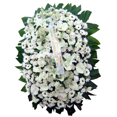 Coroa de Flores 2C Luxo 3 P